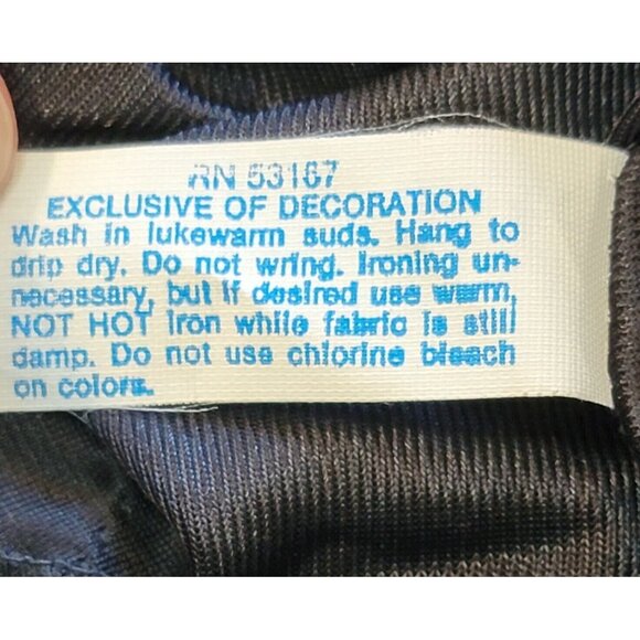 Women's Vintage Black Camisole Size M By Mel-Lin Adjustable Straps - Picture 7 of 7